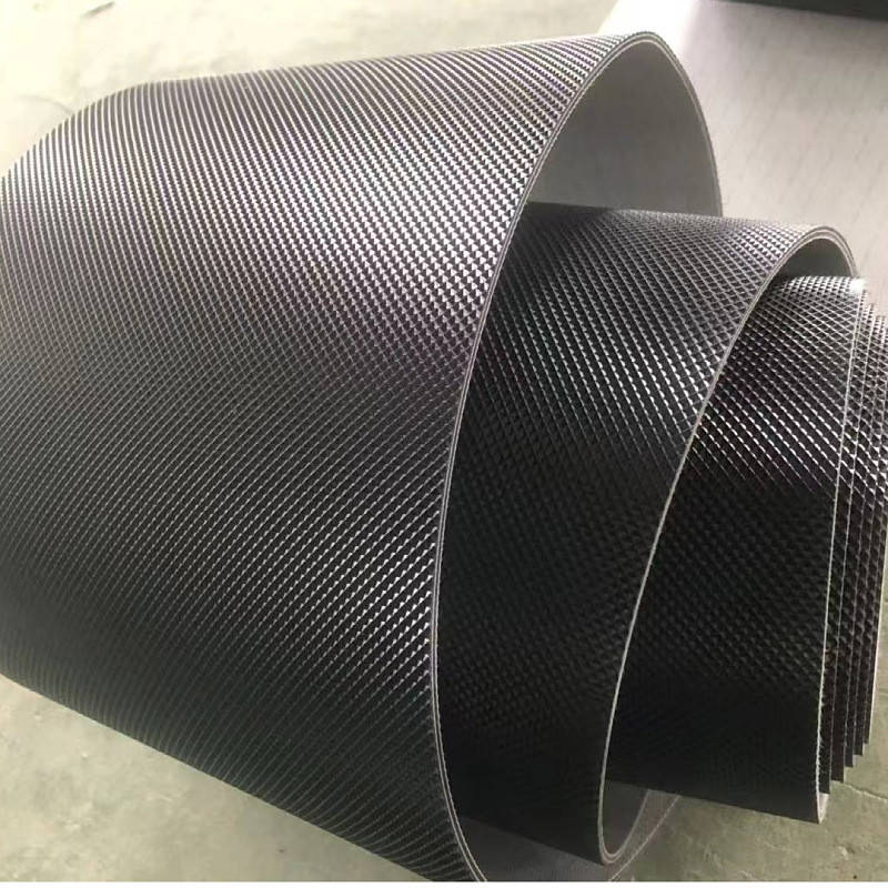 Băng Tải Pvc Đen Nhám Kim Cương Chính Hãng